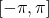 [-\pi, \pi]