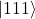 |111\rangle