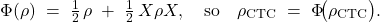 \[ \Phi(\rho) \;=\; \tfrac{1}{2}\,\rho \;+\; \tfrac{1}{2}\,X\rho X, \quad\text{so}\quad \rho_{\mathrm{CTC}} \;=\; \Phi\!\big(\rho_{\mathrm{CTC}}\big). \]