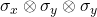 \sigma_x \otimes \sigma_y \otimes \sigma_y